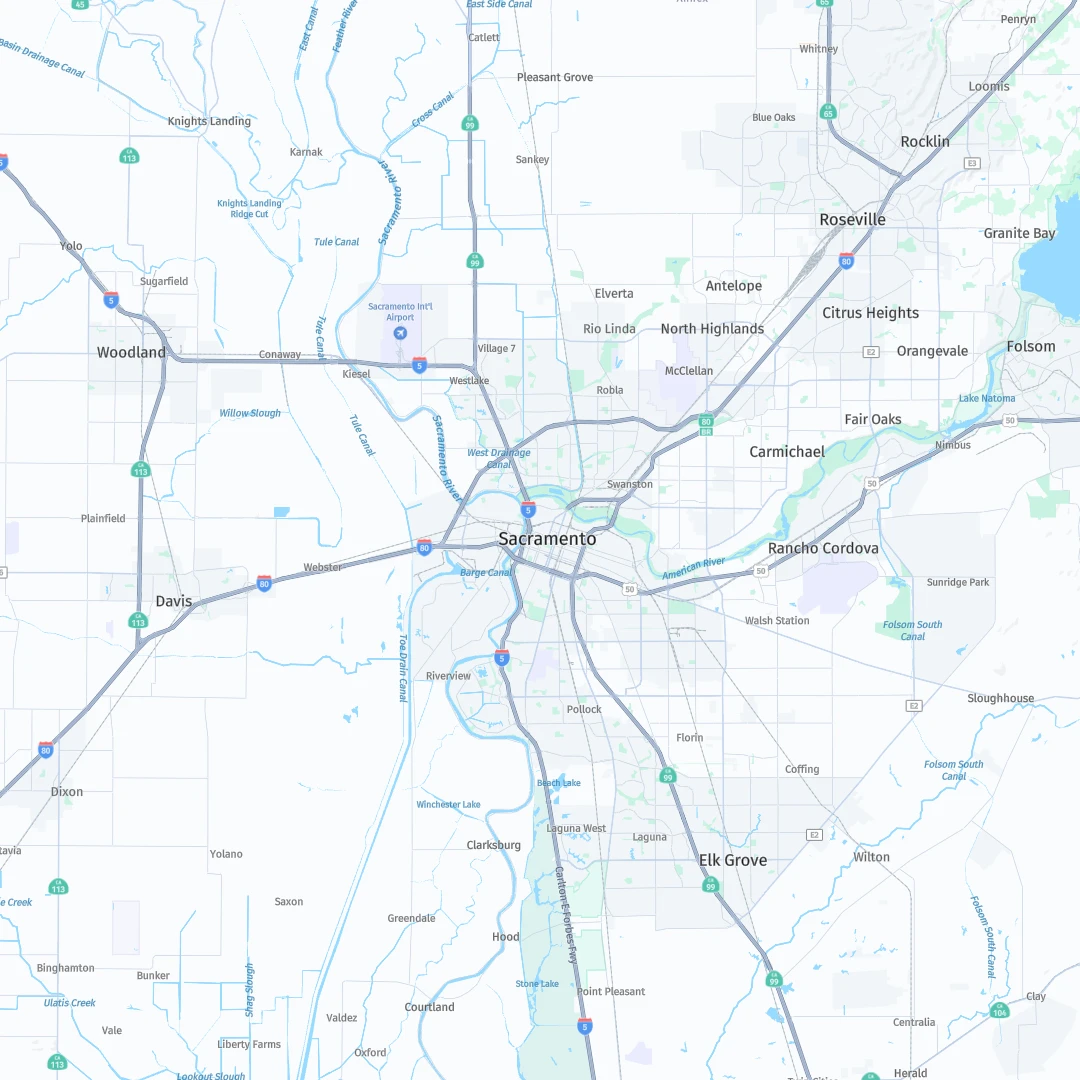 Sacramento Map