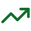 Rent growth icon