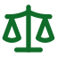 Legal scales icon