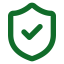 Guarantee shield icon