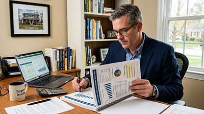 Monthly financial reporting for rental owners